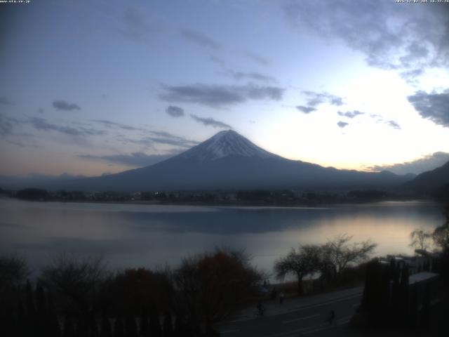 河口湖からの富士山