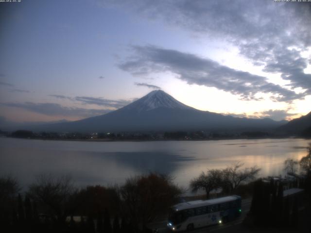河口湖からの富士山