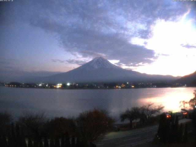 河口湖からの富士山