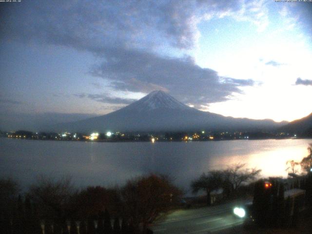 河口湖からの富士山