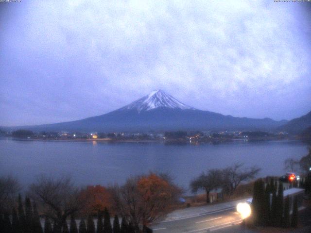 河口湖からの富士山