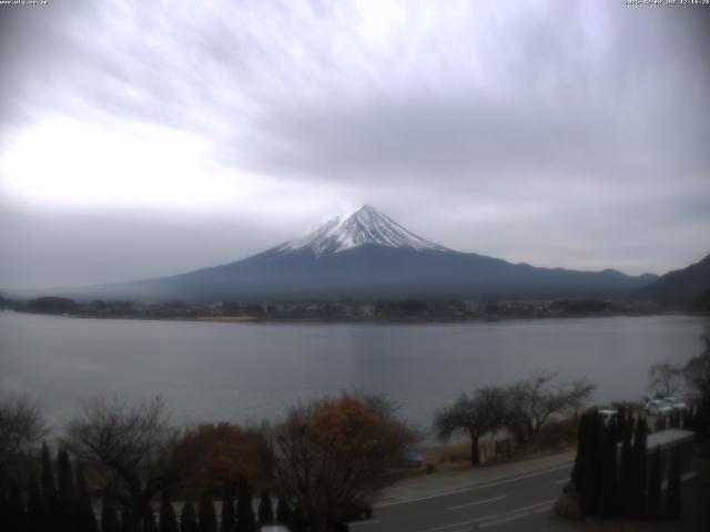 河口湖からの富士山