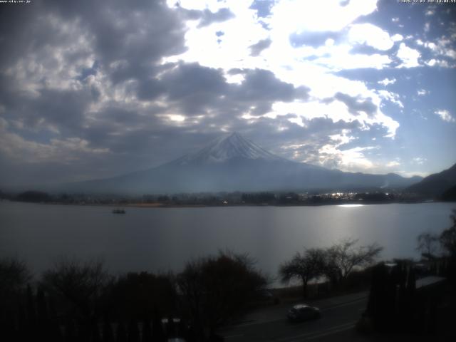 河口湖からの富士山