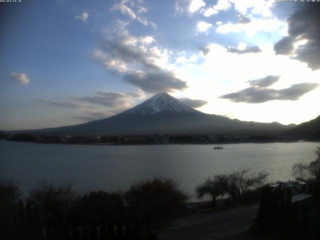 河口湖からの富士山