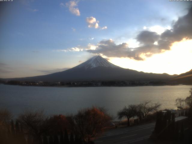 河口湖からの富士山