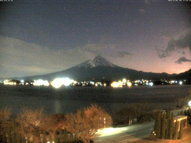 河口湖からの富士山