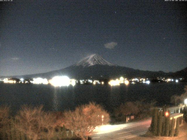 河口湖からの富士山