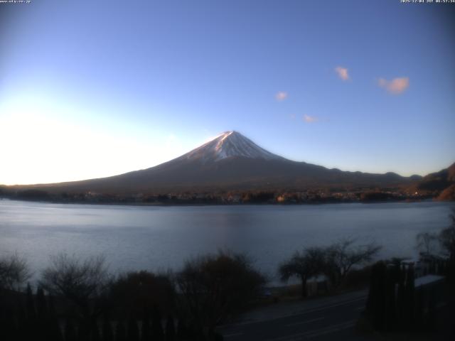 河口湖からの富士山