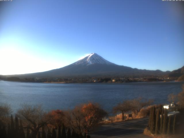 河口湖からの富士山