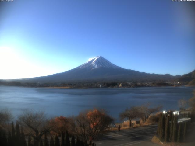 河口湖からの富士山