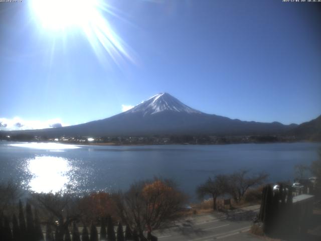 河口湖からの富士山