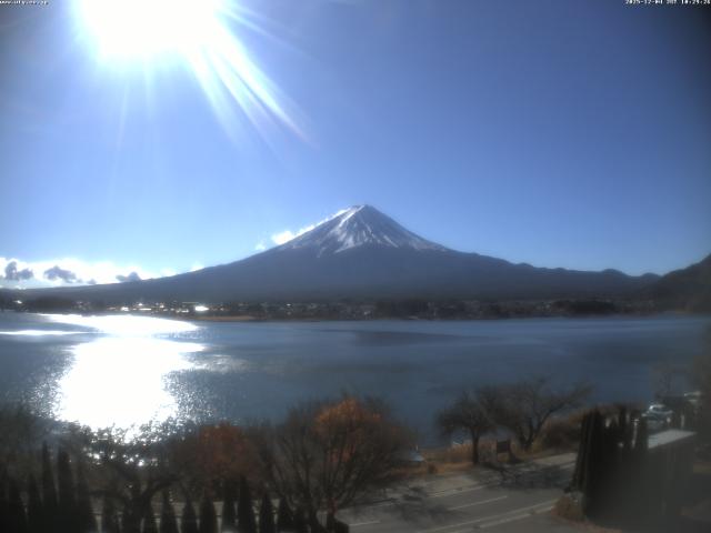 河口湖からの富士山