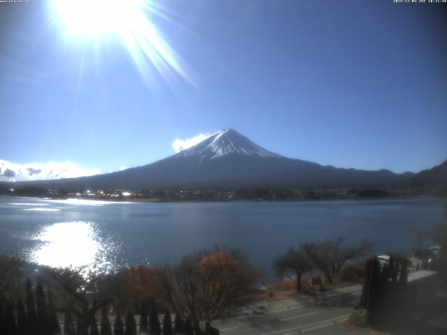 河口湖からの富士山