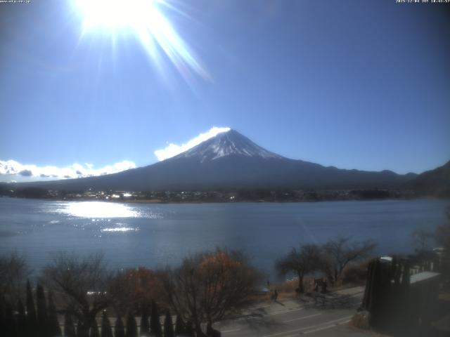 河口湖からの富士山