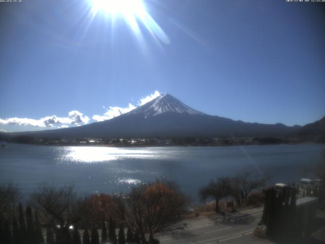 河口湖からの富士山