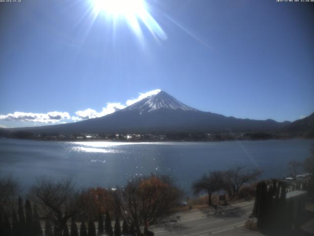 河口湖からの富士山