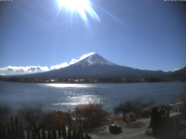 河口湖からの富士山