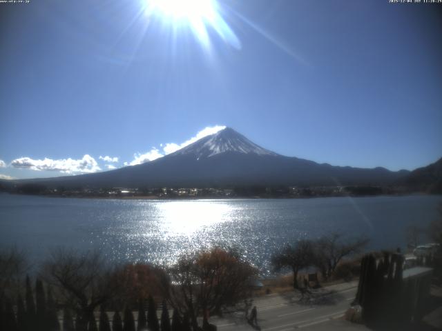 河口湖からの富士山