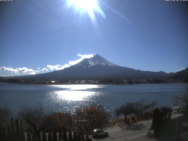 河口湖からの富士山