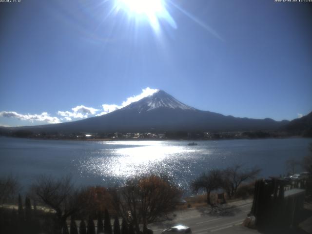 河口湖からの富士山