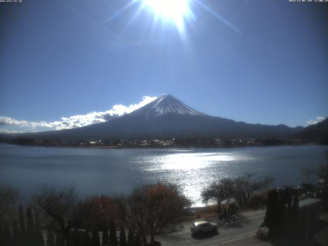 河口湖からの富士山