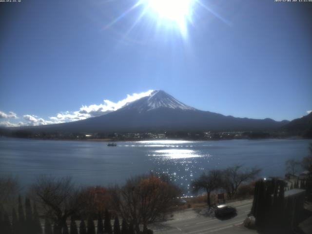 河口湖からの富士山
