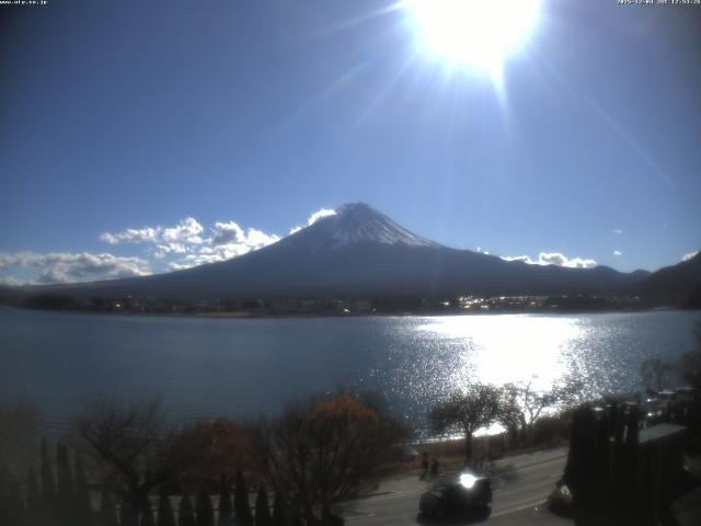 河口湖からの富士山