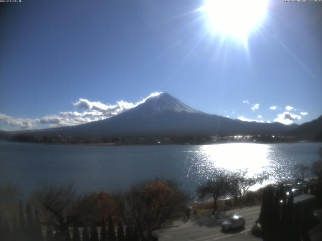 河口湖からの富士山