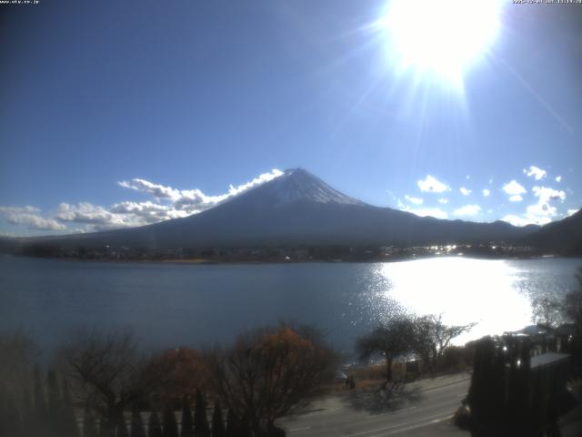 河口湖からの富士山