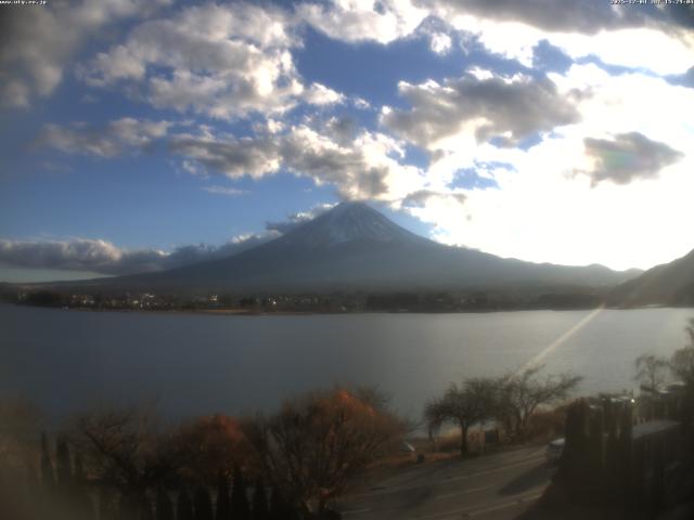 河口湖からの富士山
