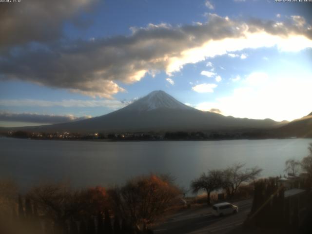 河口湖からの富士山