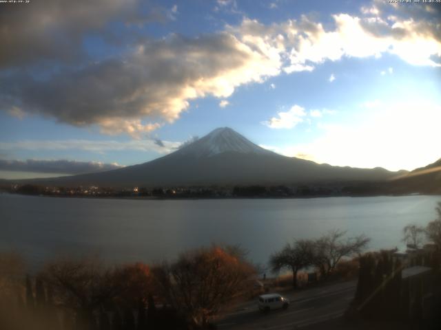 河口湖からの富士山