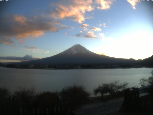 河口湖からの富士山