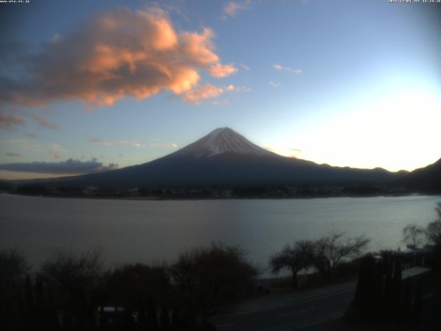 河口湖からの富士山