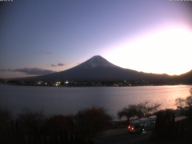 河口湖からの富士山