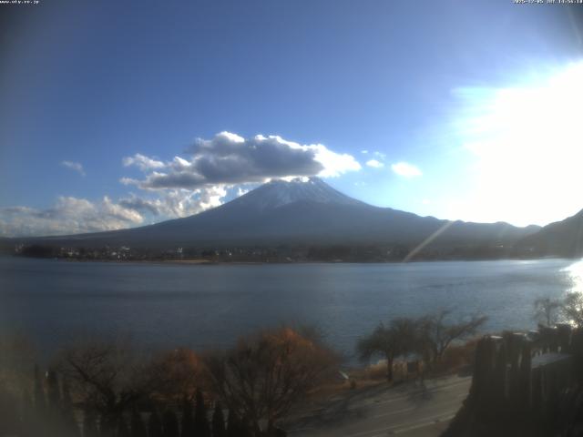 河口湖からの富士山