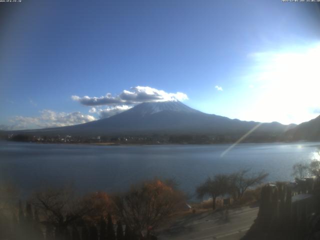 河口湖からの富士山