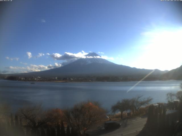 河口湖からの富士山