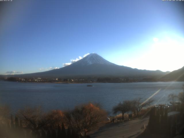 河口湖からの富士山