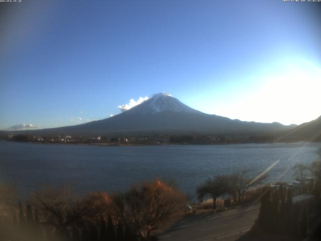 河口湖からの富士山