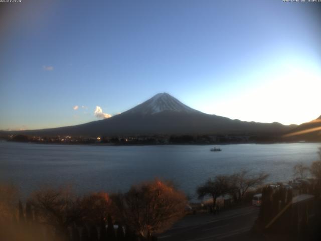 河口湖からの富士山