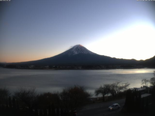 河口湖からの富士山