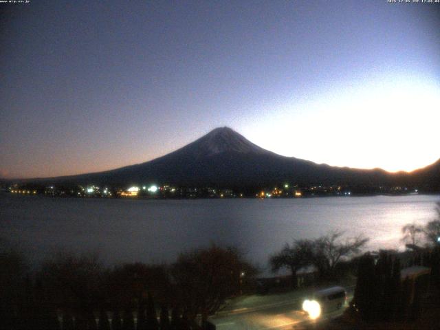 河口湖からの富士山