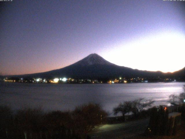 河口湖からの富士山