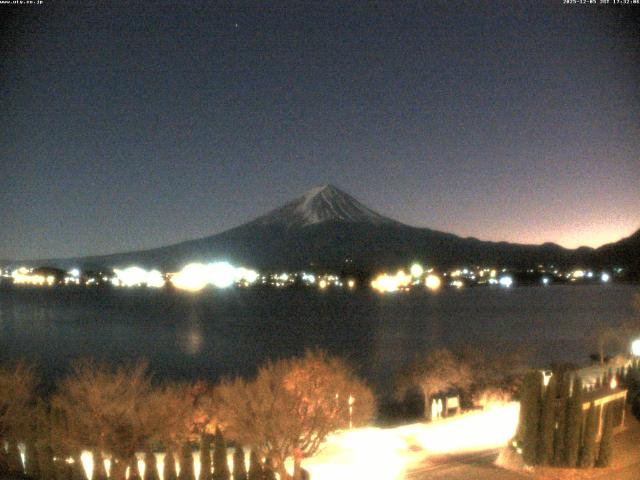 河口湖からの富士山