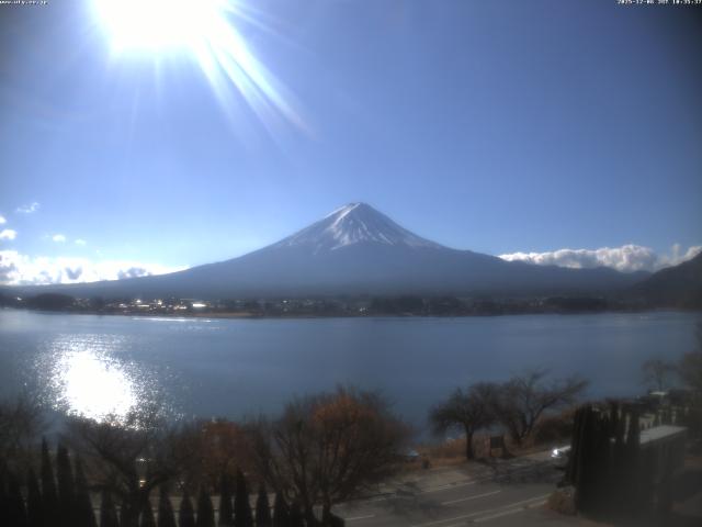 河口湖からの富士山