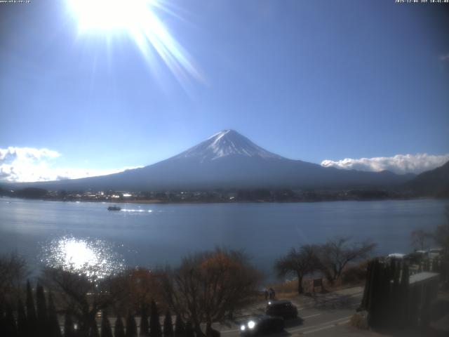 河口湖からの富士山