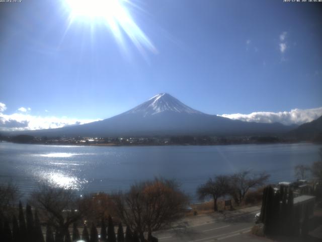 河口湖からの富士山