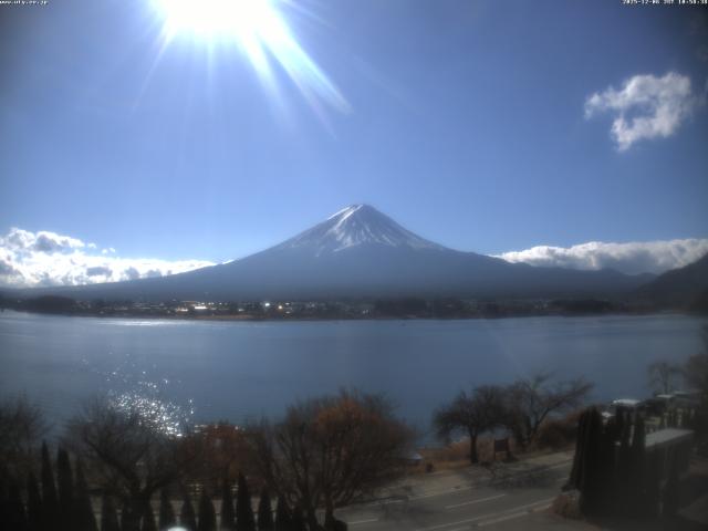 河口湖からの富士山
