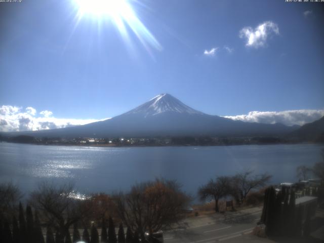河口湖からの富士山
